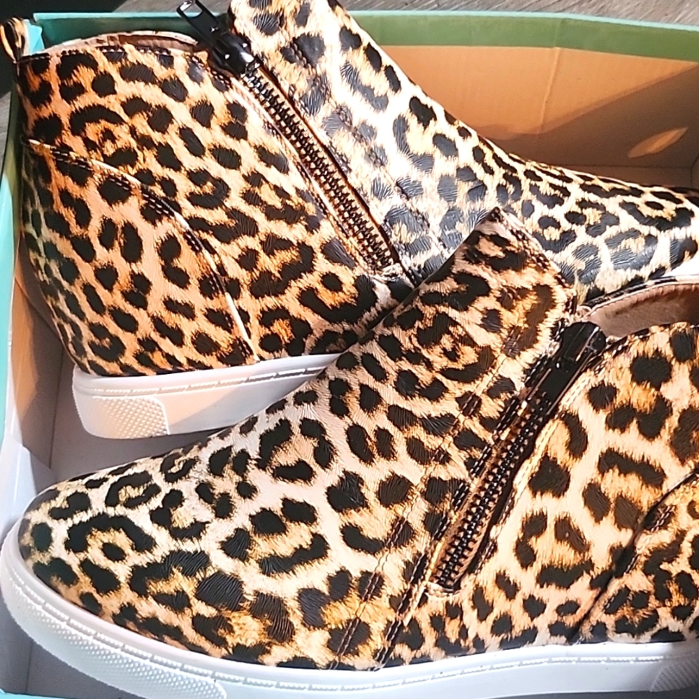 leopard print hightops